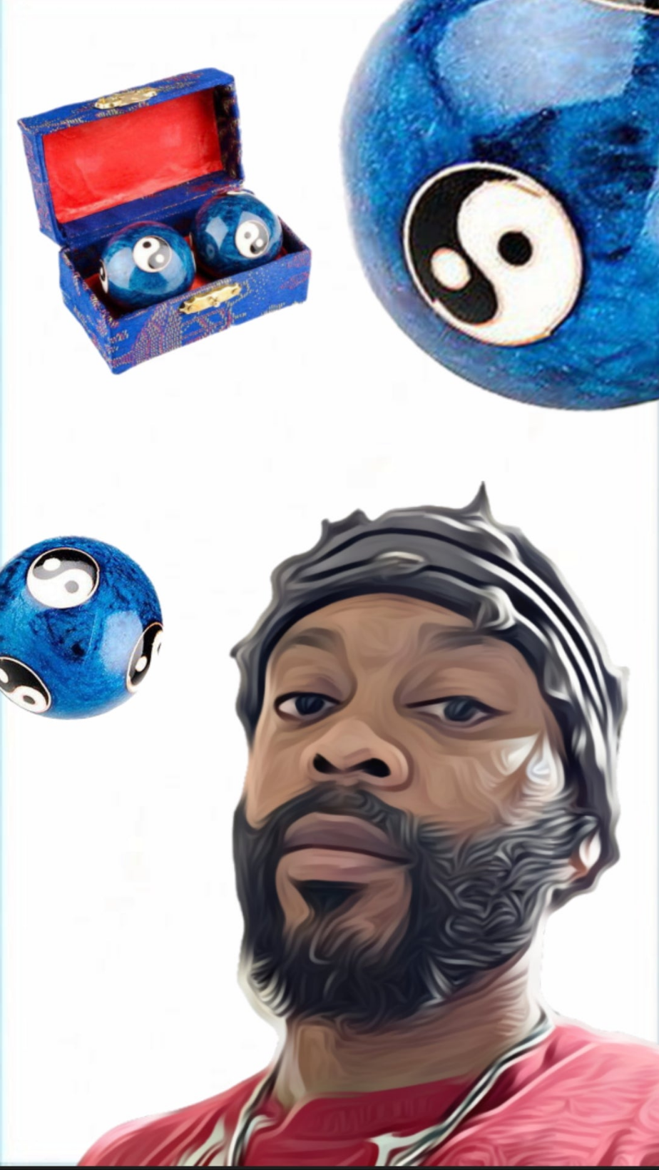 Grey Turban Set (Pre-tied w/ Relaxation Orbs)+ a Free Gift =)